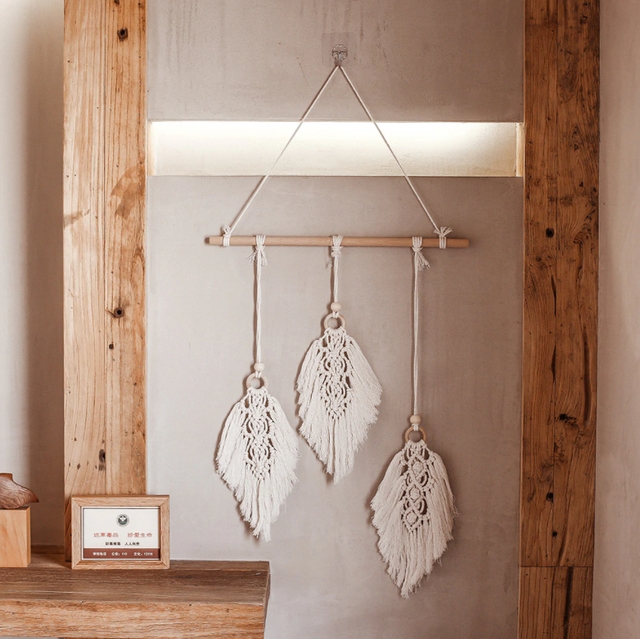 Leaf Macrame Wall Hanging - Knotique