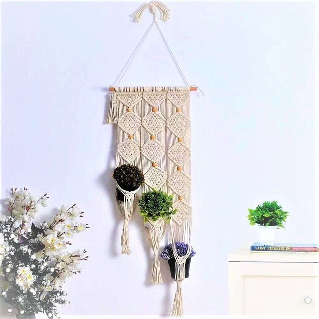 Macrame 3-in-1 Plant Hanger - Knotique